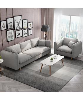 Sofa Băng 588 (Dài 2m) + 1 Sofa Đơn + 1 bàn trà MS00